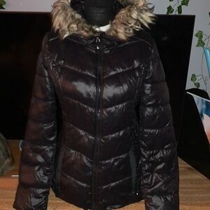 INC-Black puffy winter coat M